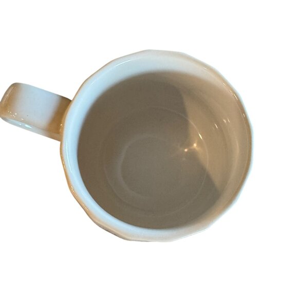 Homvare Porcelain Mugs Set Of 2 Cream Blue Gray Glaze 10 oz EUC - Picture 6 of 14